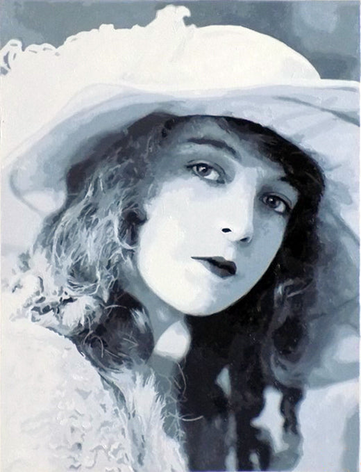 Lillian Gish paint by numbers kit