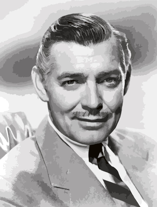 Clark Gable paint by numbers kit