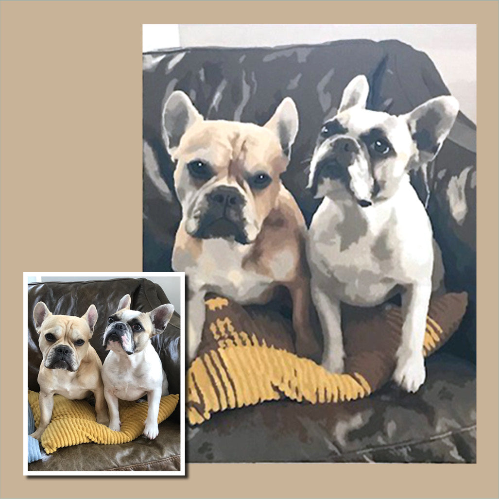 french bulldogs paint by numbers