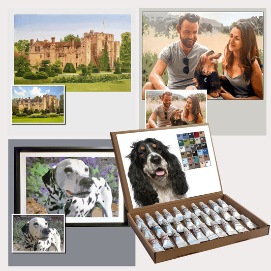 Personalised painting kit from your photo