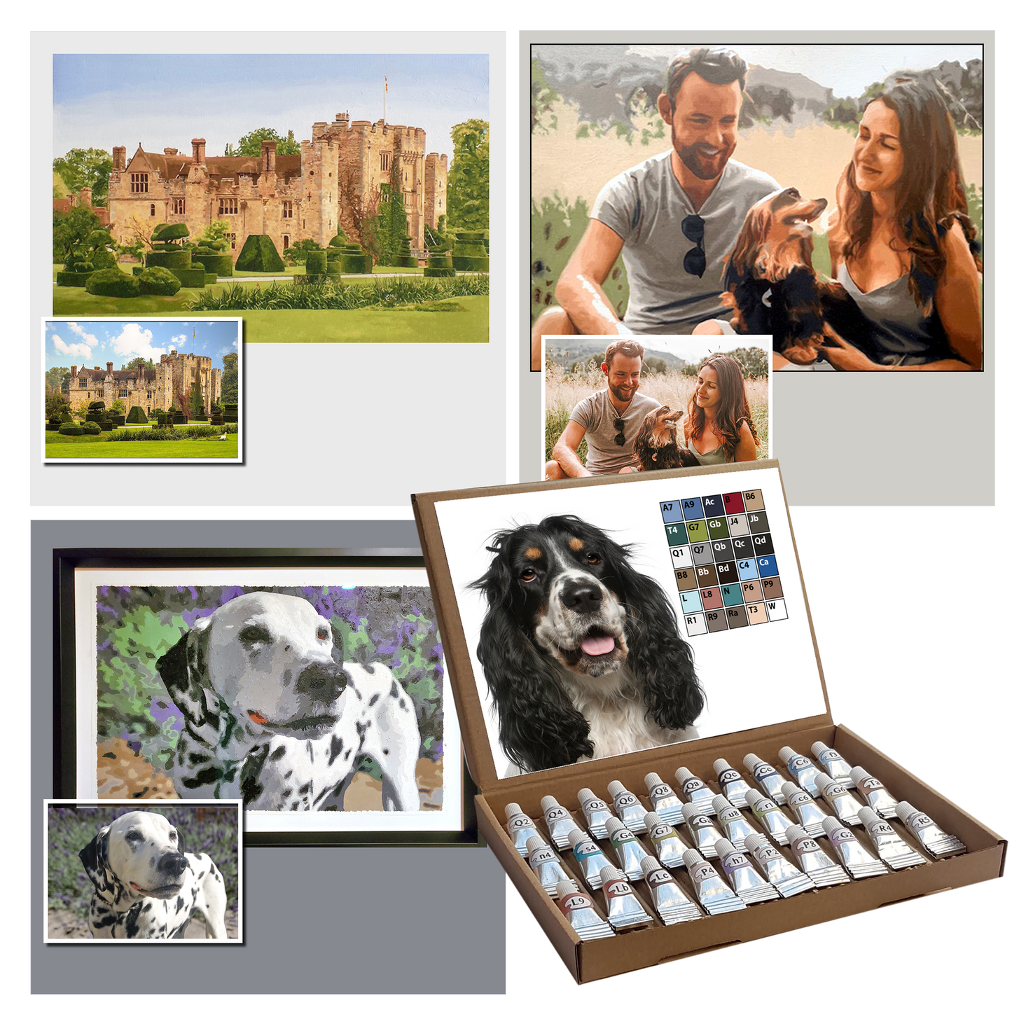 Personalised painting kit from your photo